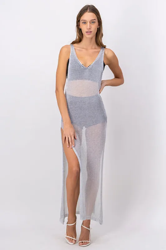 Vestido Maxi Tejido Abierto sold by Shasa