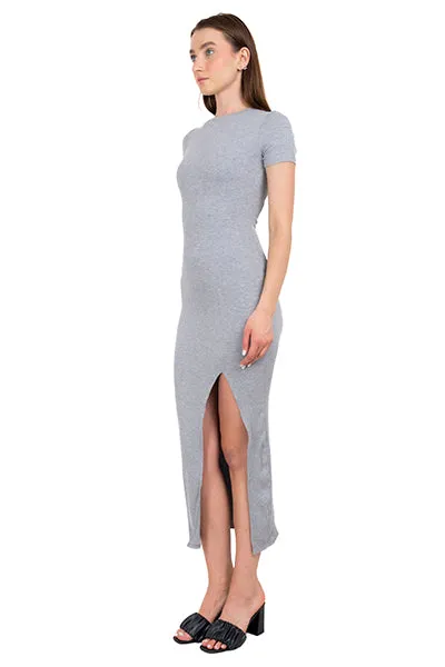 Vestido Maxi Manga Corta Abertura sold by Shasa product image thumbnail 3