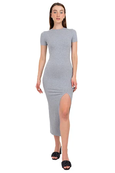 Vestido Maxi Manga Corta Abertura sold by Shasa product image thumbnail 2