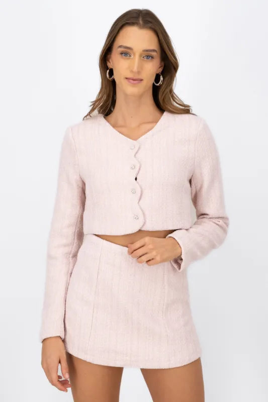 Saco botones brillos sold by Shasa