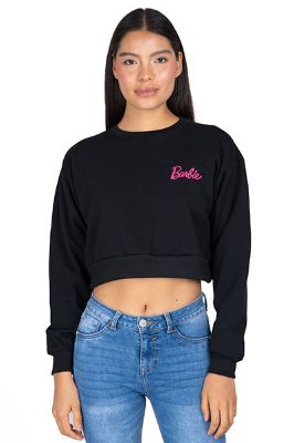 Sudadera crop bordado Barbie sold by Shasa