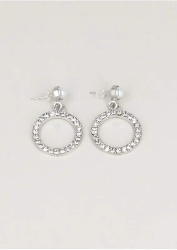 Aretes Circulo Brillos sold by Shasa