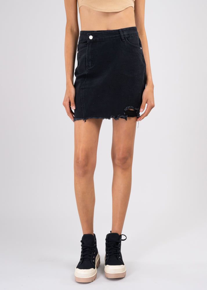 Falda Cintura Alta Destrucción Cruzada sold by Shasa product image thumbnail 2