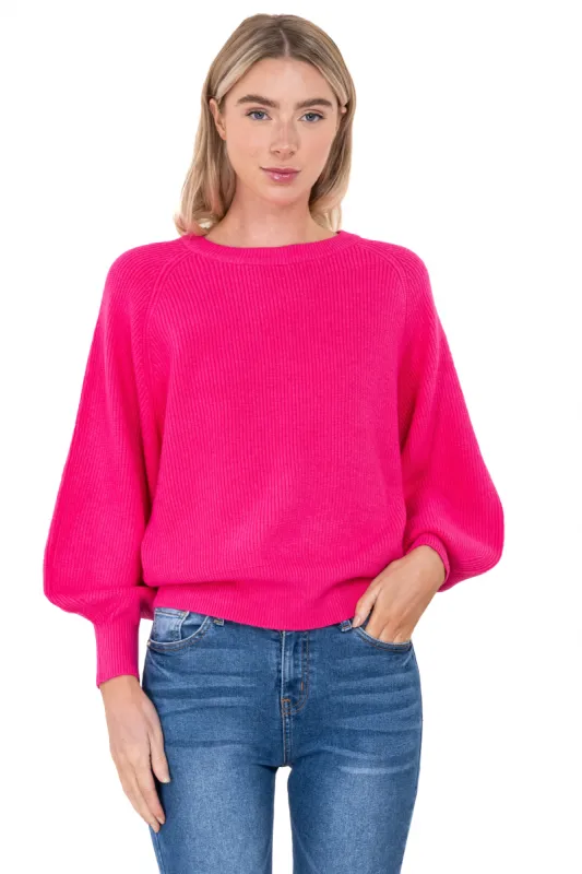 Suéter tejido manga abullonada sold by Shasa