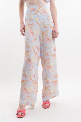 Pantalón amplio estampado hojas sold by Shasa