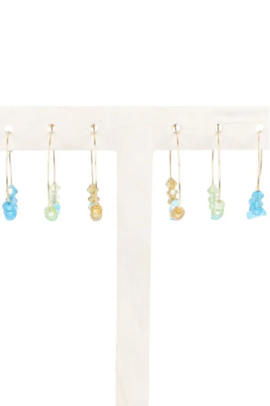 3 Pr Arracadas Flor sold by Shasa