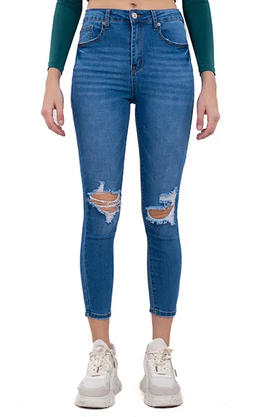 Jeans skinny destrucciones sold by Shasa