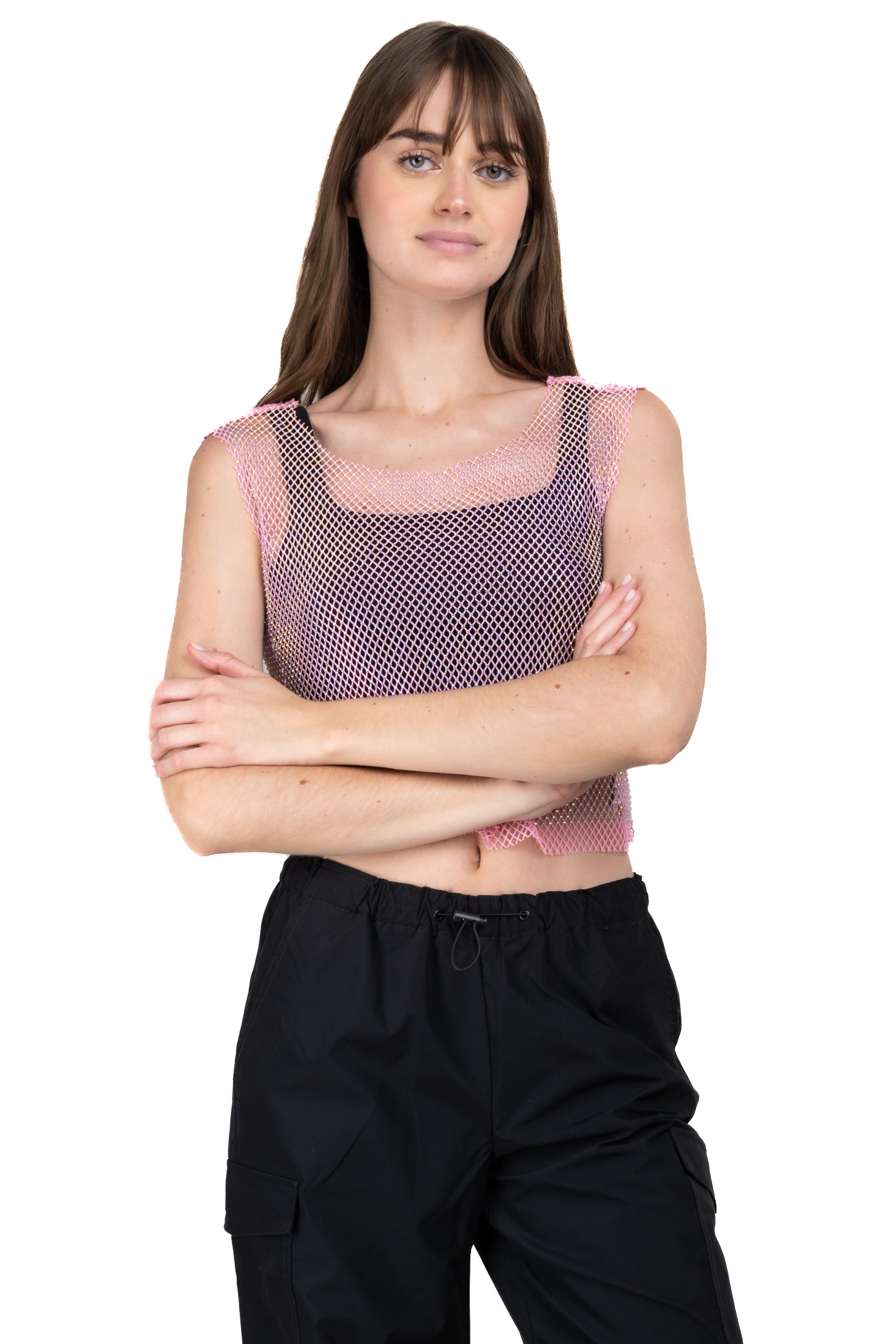 Top sin manga con brillos sold by Shasa