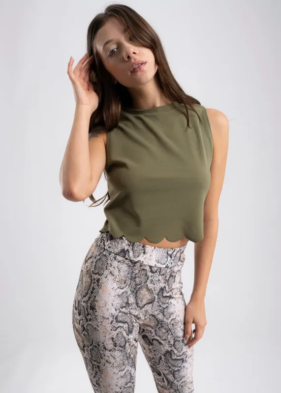 Top crop corte láser sold by Shasa