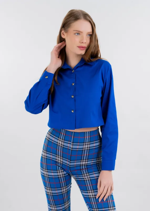 Camisa Crop Manga Larga sold by Shasa