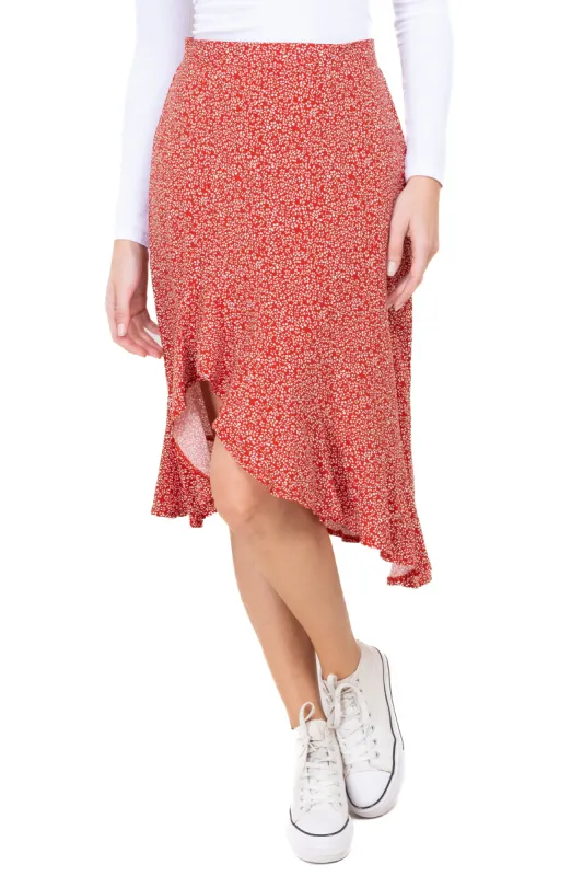 Falda midi bohemia sold by Shasa