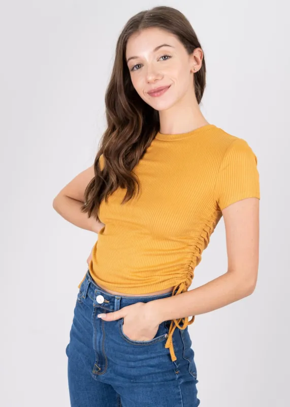 Top manga corta jaretas laterales sold by Shasa