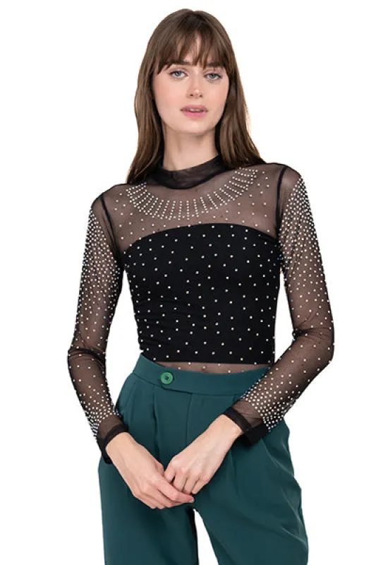 Bodysuit Brillos Detalle Cuello sold by Shasa