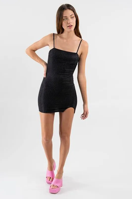 Vestido mini brillos tirantes sold by Shasa