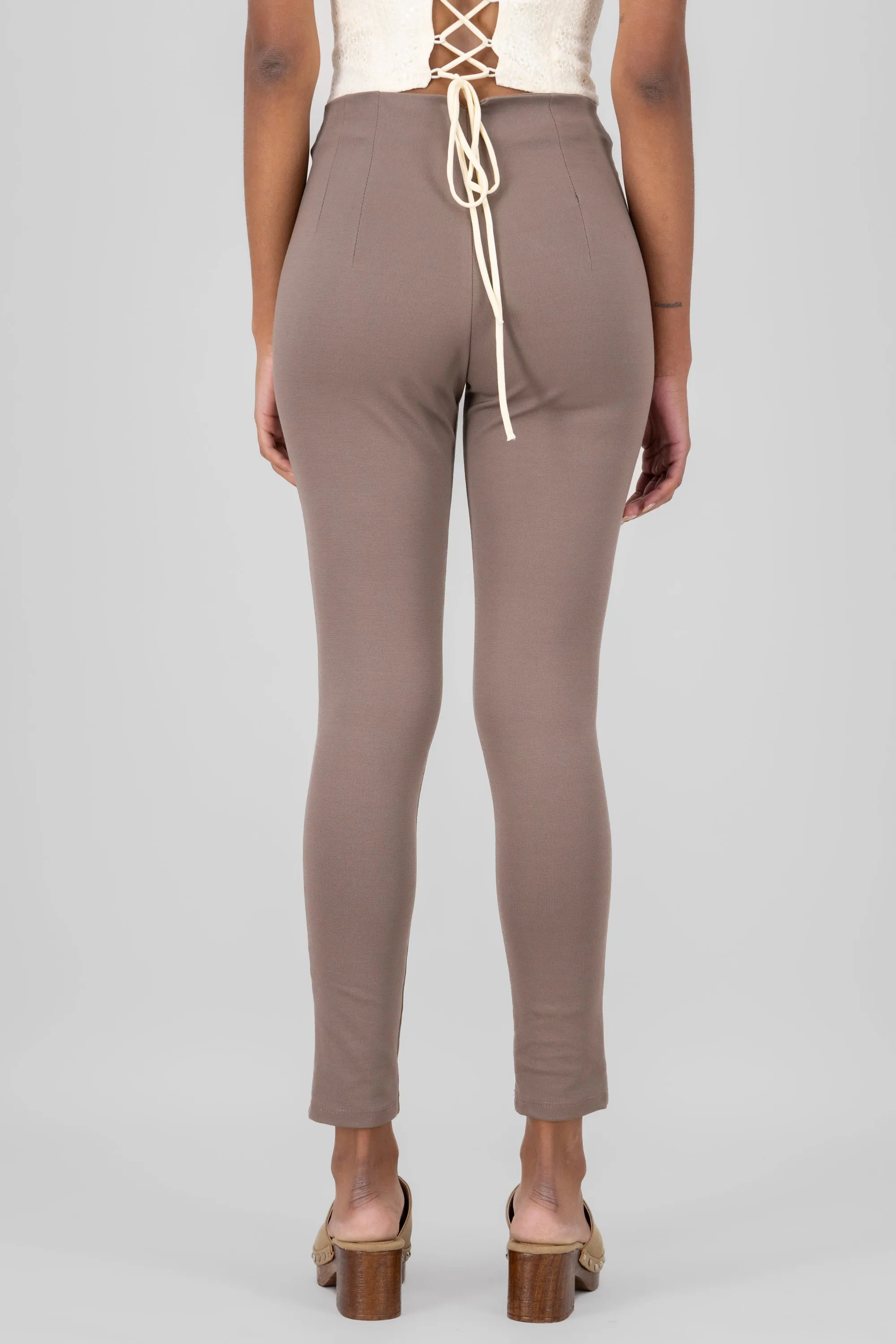 Pantalón Skinny Cintura Alta Pinzas sold by Shasa product image thumbnail 4