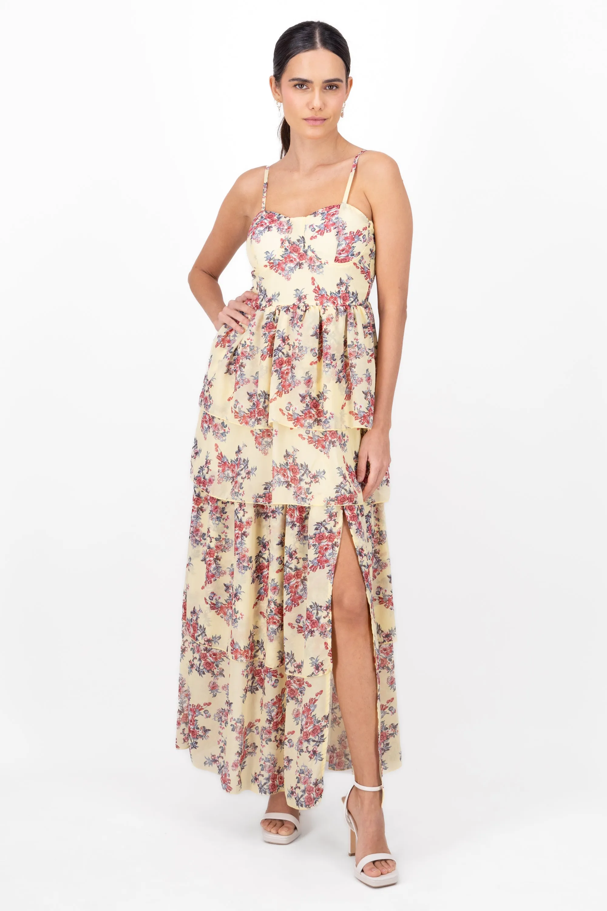 Vestido Maxi Flores Olanes sold by Shasa product image thumbnail 2