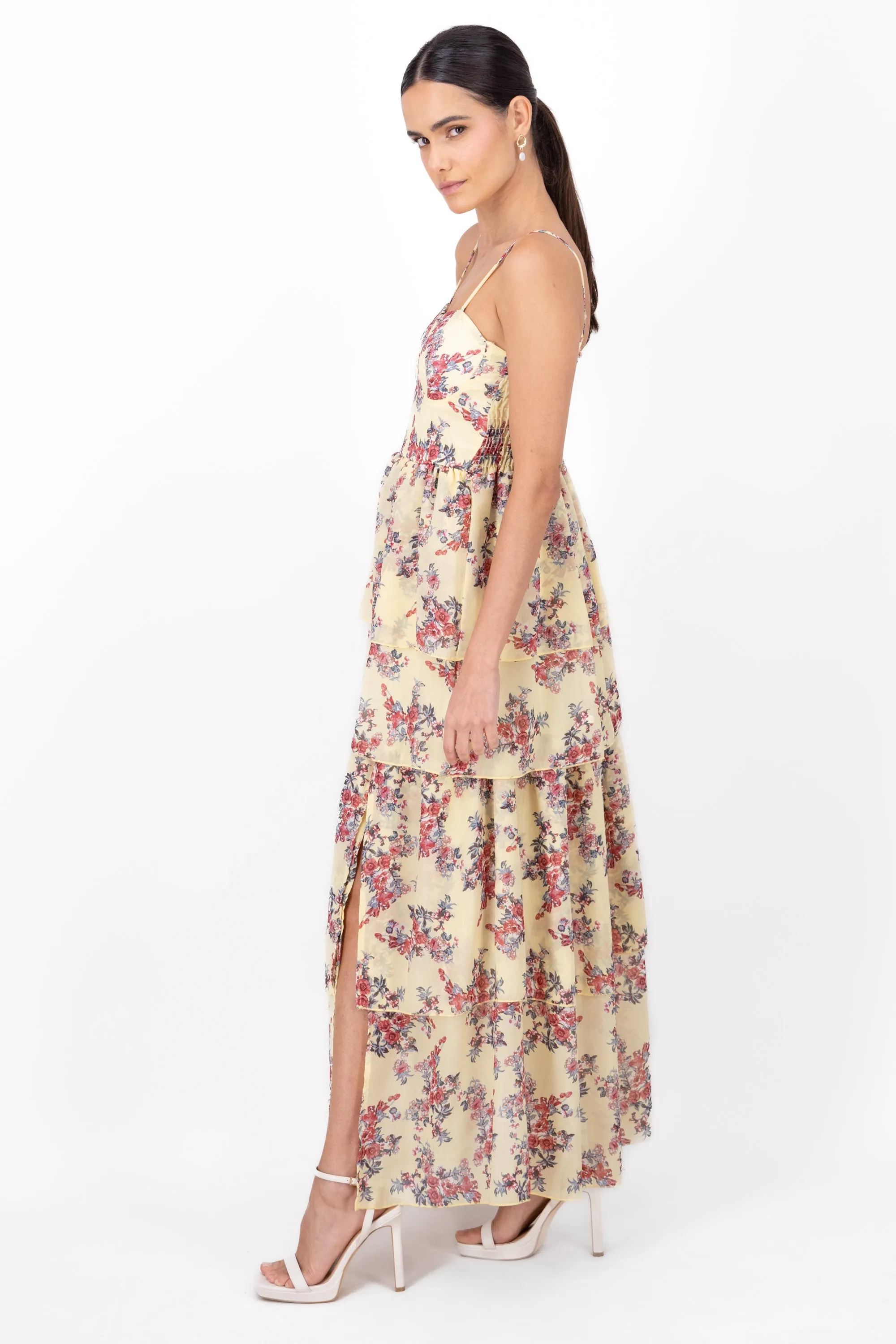 Vestido Maxi Flores Olanes sold by Shasa product image thumbnail 3
