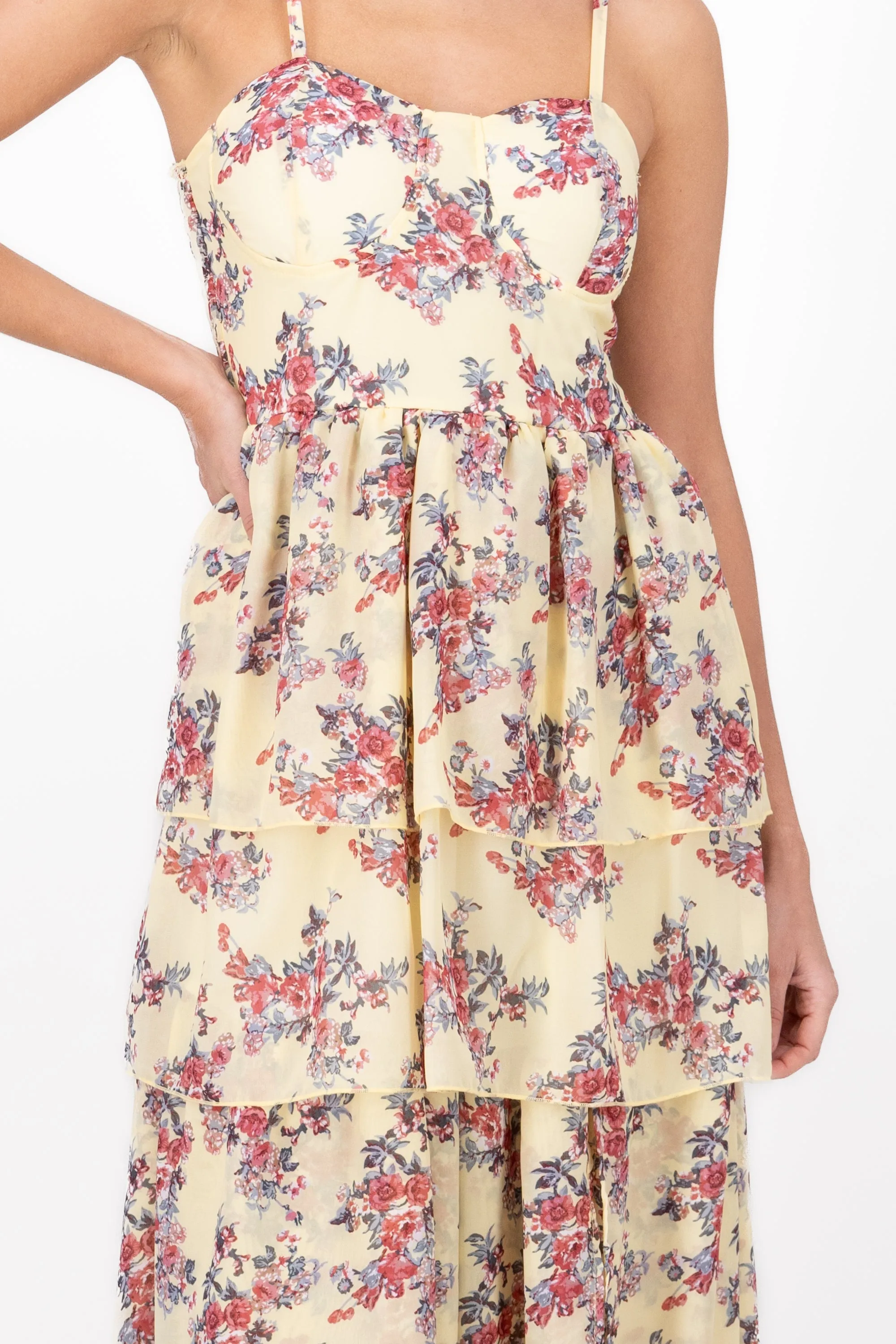 Vestido Maxi Flores Olanes sold by Shasa product image thumbnail 5