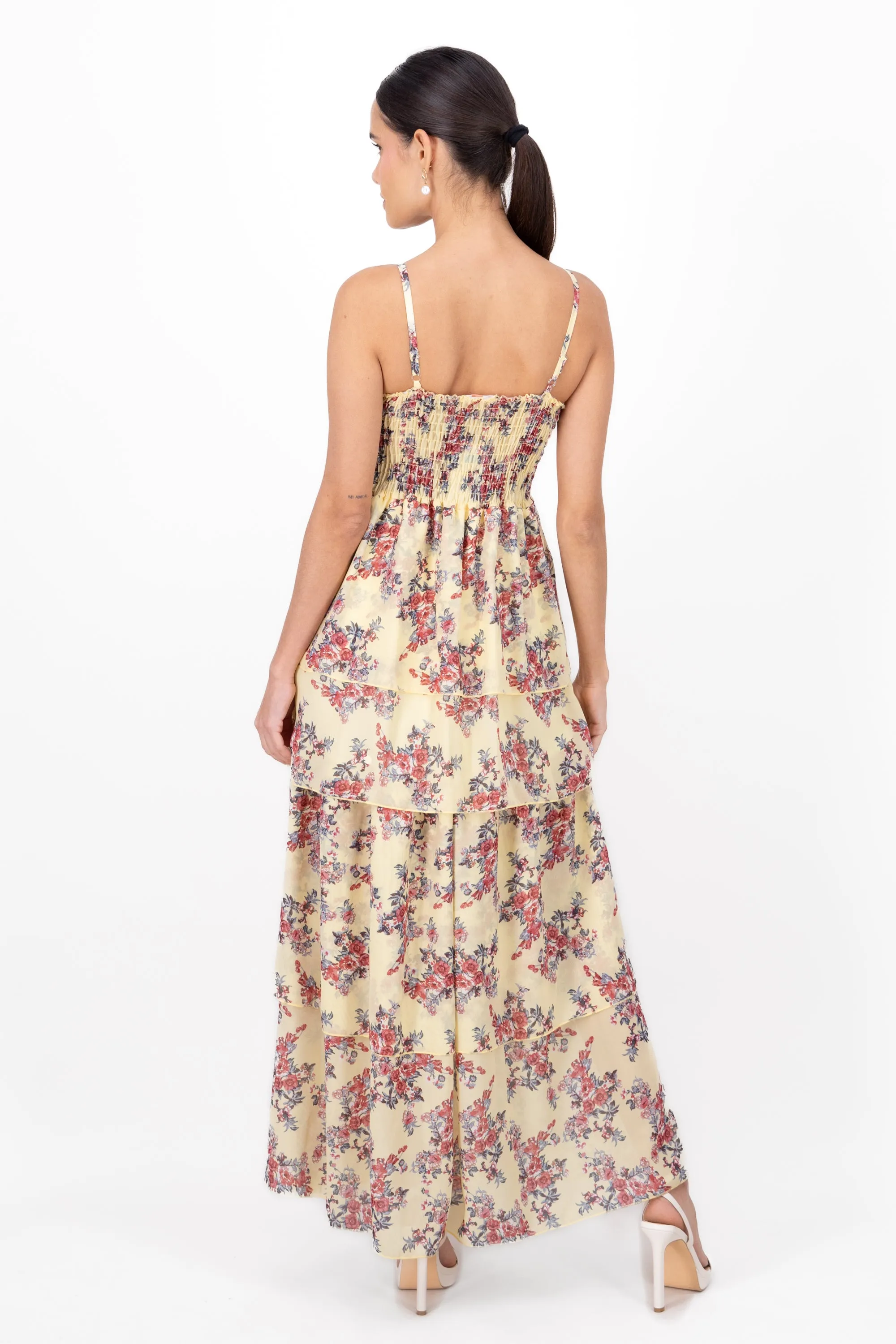 Vestido Maxi Flores Olanes sold by Shasa product image thumbnail 4