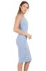 Vestido midi acanalado cuello redondo sold by Shasa