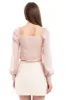 Blusa crop cintas botones sold by Shasa