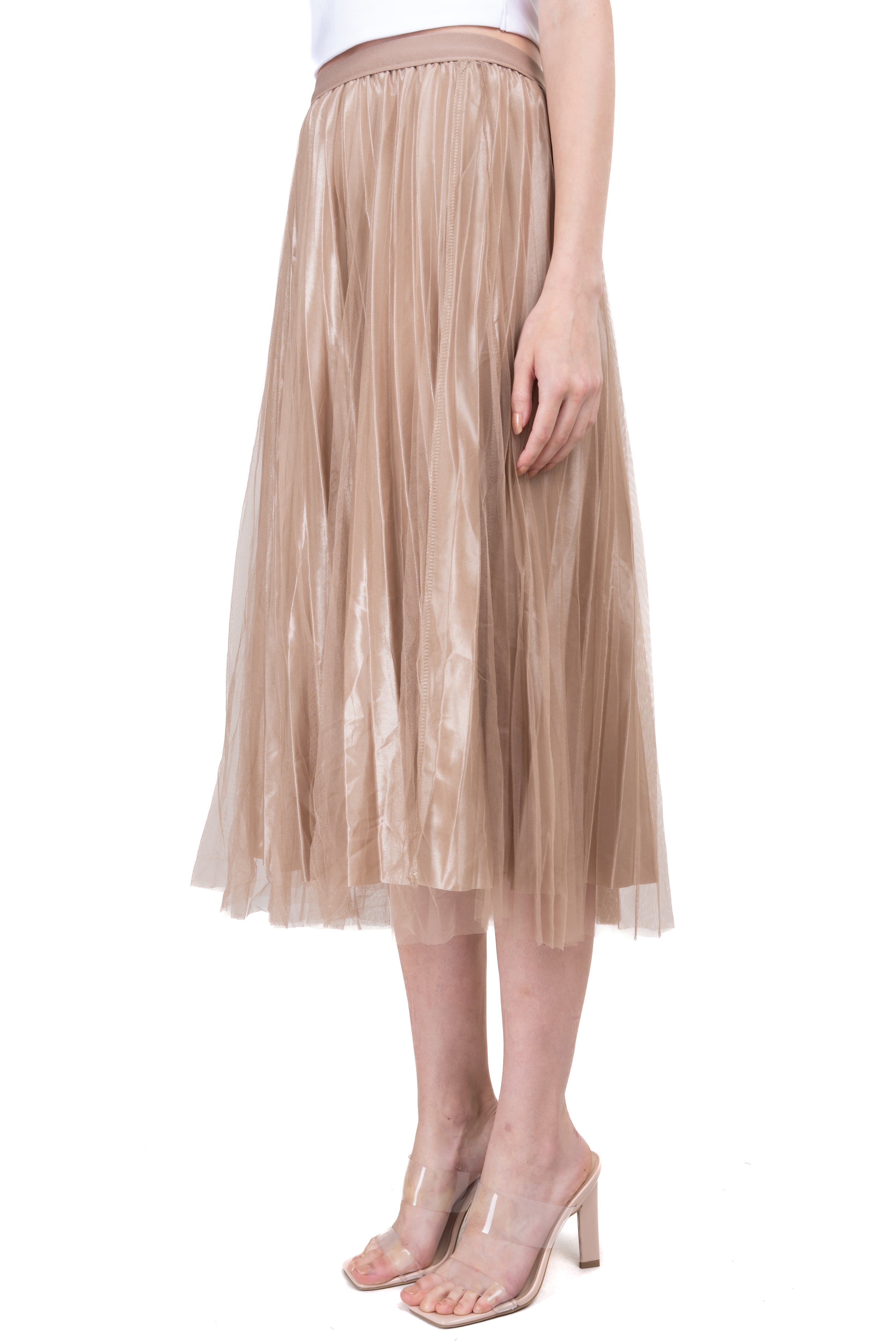 Falda midi mesh tableada sold by Shasa product image thumbnail 3