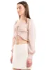 Blusa crop cintas botones sold by Shasa