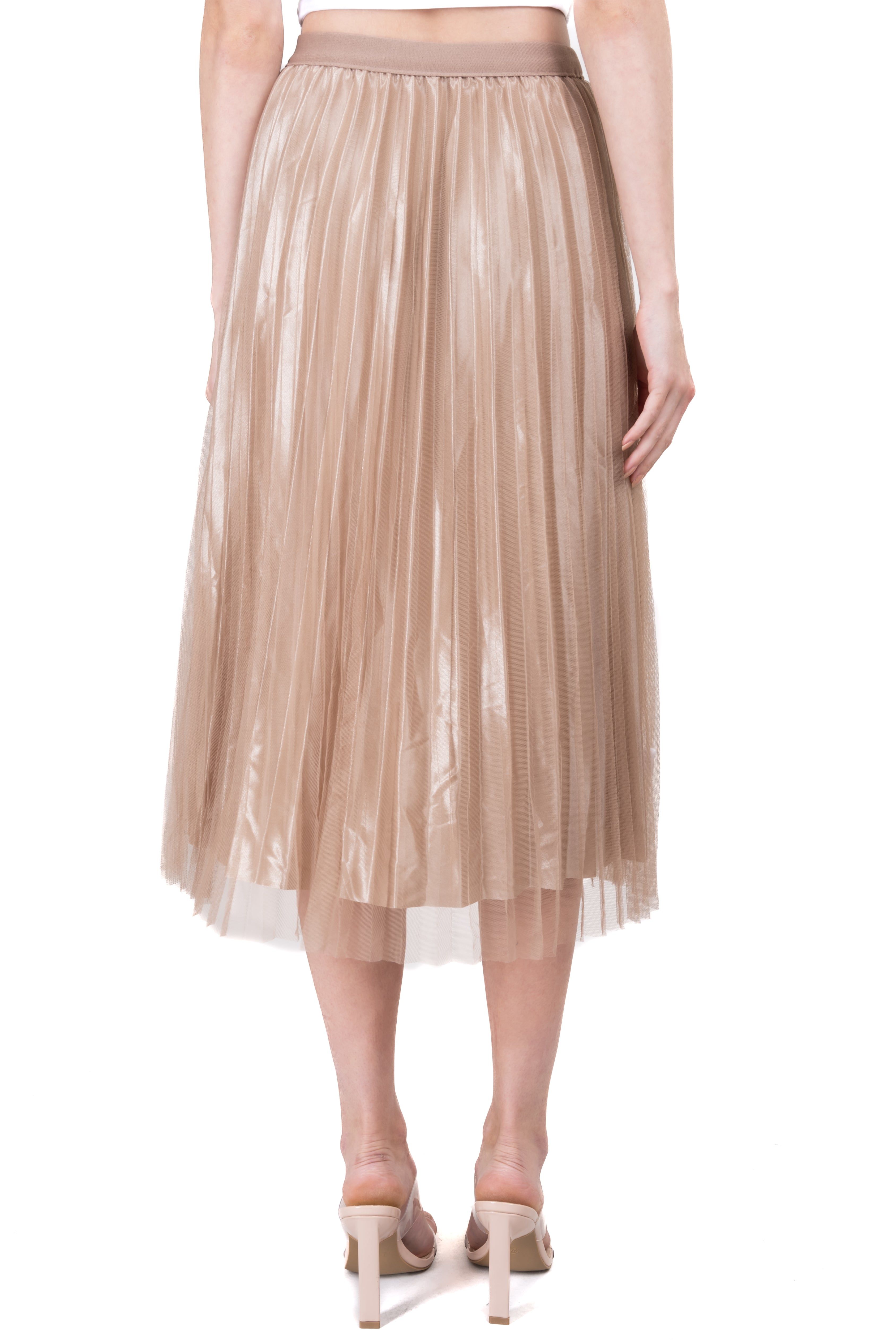 Falda midi mesh tableada sold by Shasa product image thumbnail 4