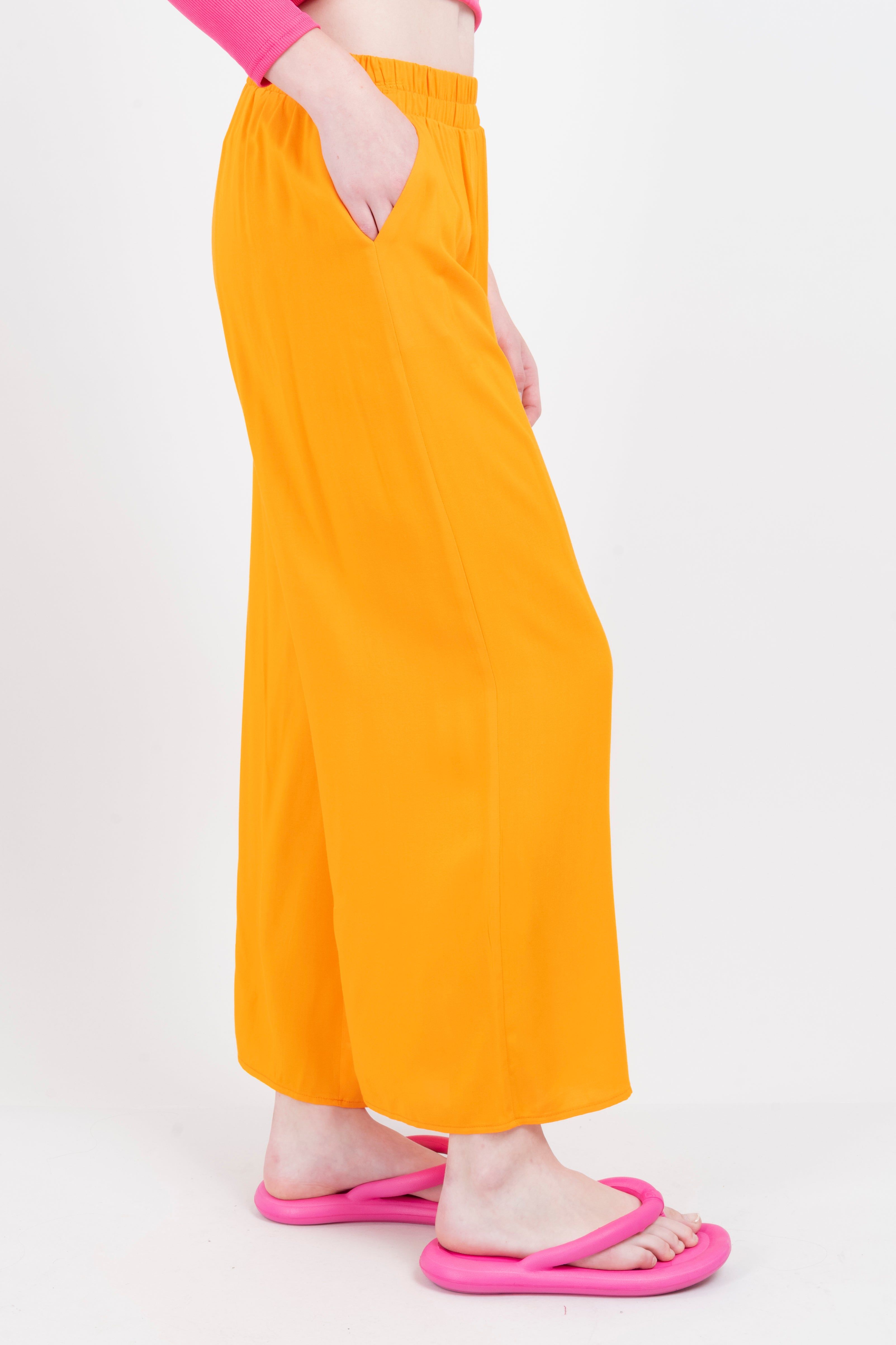 Pantalón wide leg cintura alta fruncida sold by Shasa product image thumbnail 3