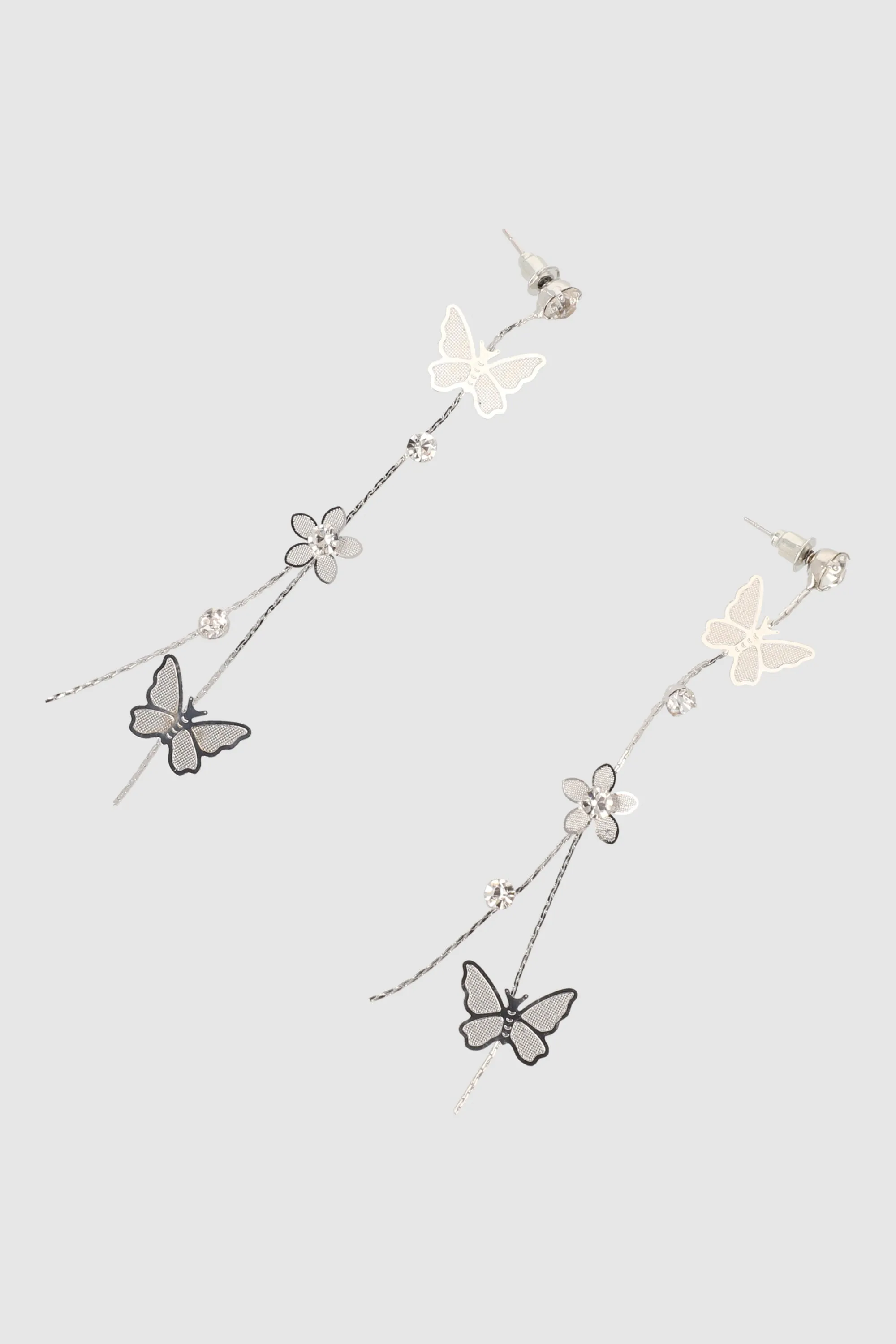 Aretes Mariposa Flor Largos sold by Shasa product image thumbnail 2