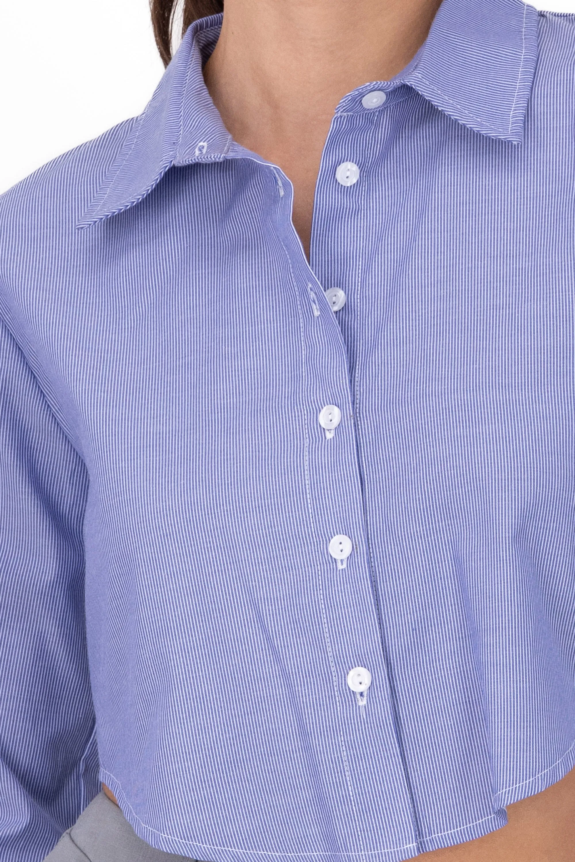 Camisa crop rayas det contraste sold by Shasa product image thumbnail 5