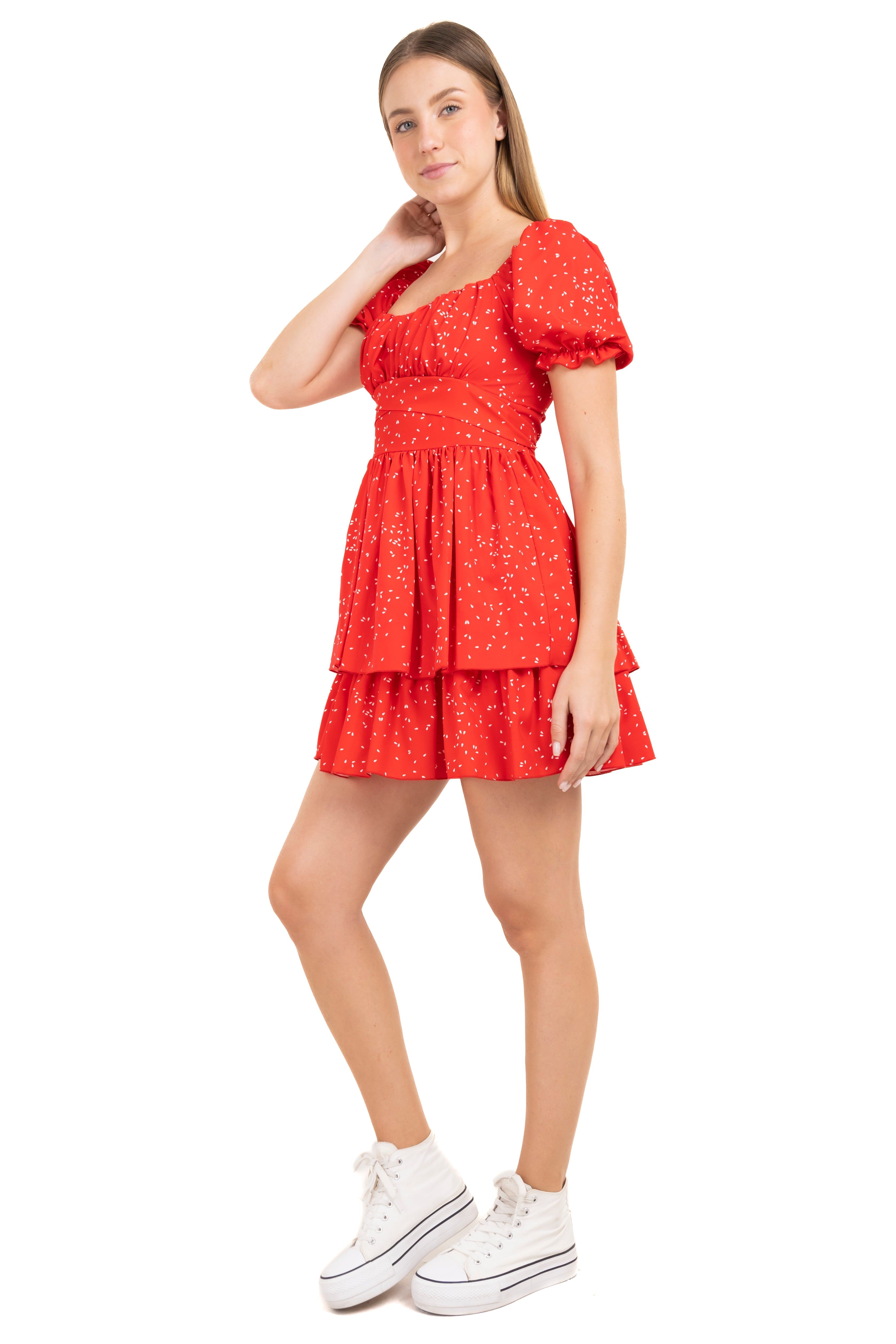 Vestido Mini Detalle Manga Abullonada sold by Shasa product image thumbnail 3