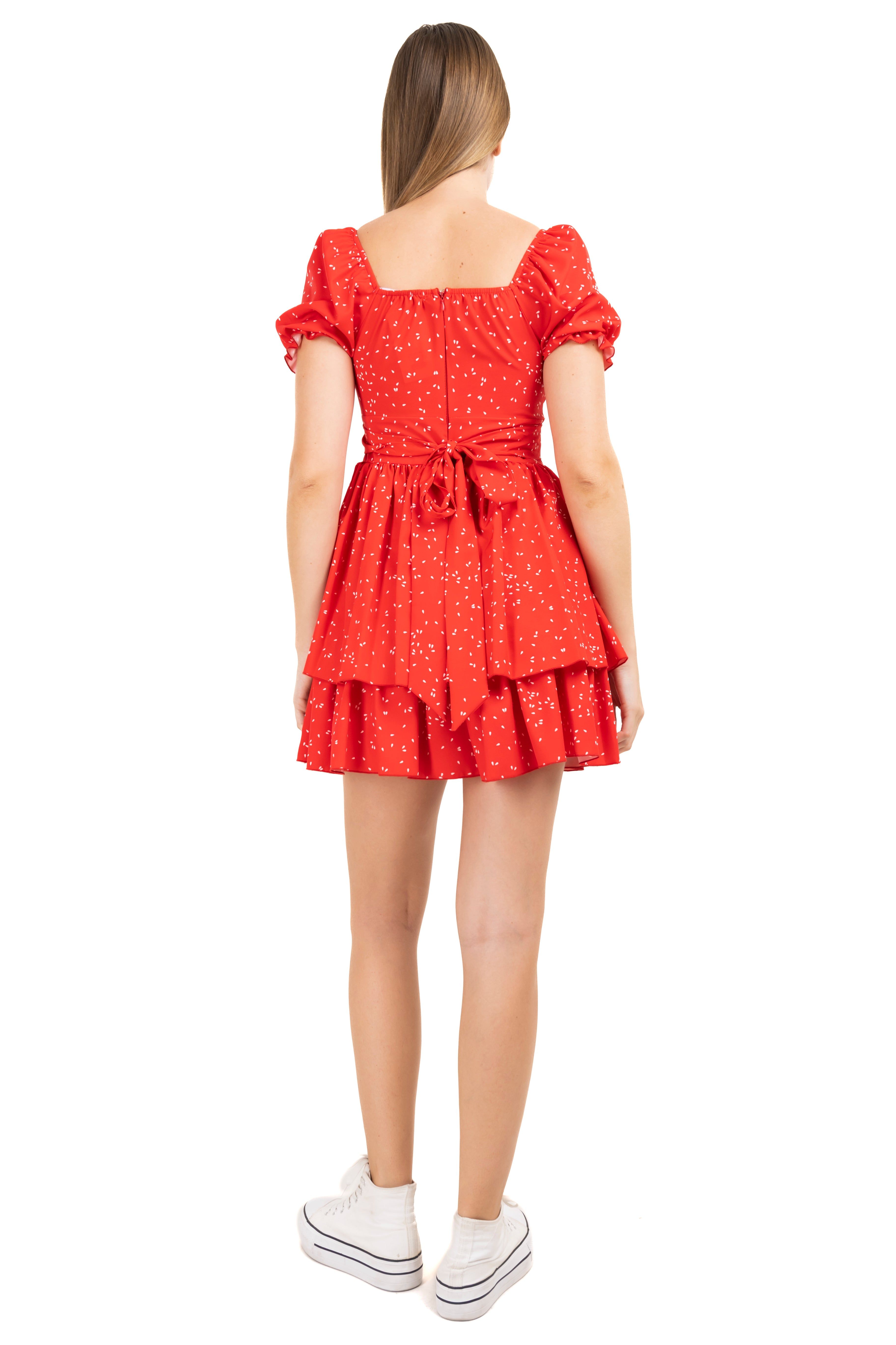 Vestido Mini Detalle Manga Abullonada sold by Shasa product image thumbnail 4