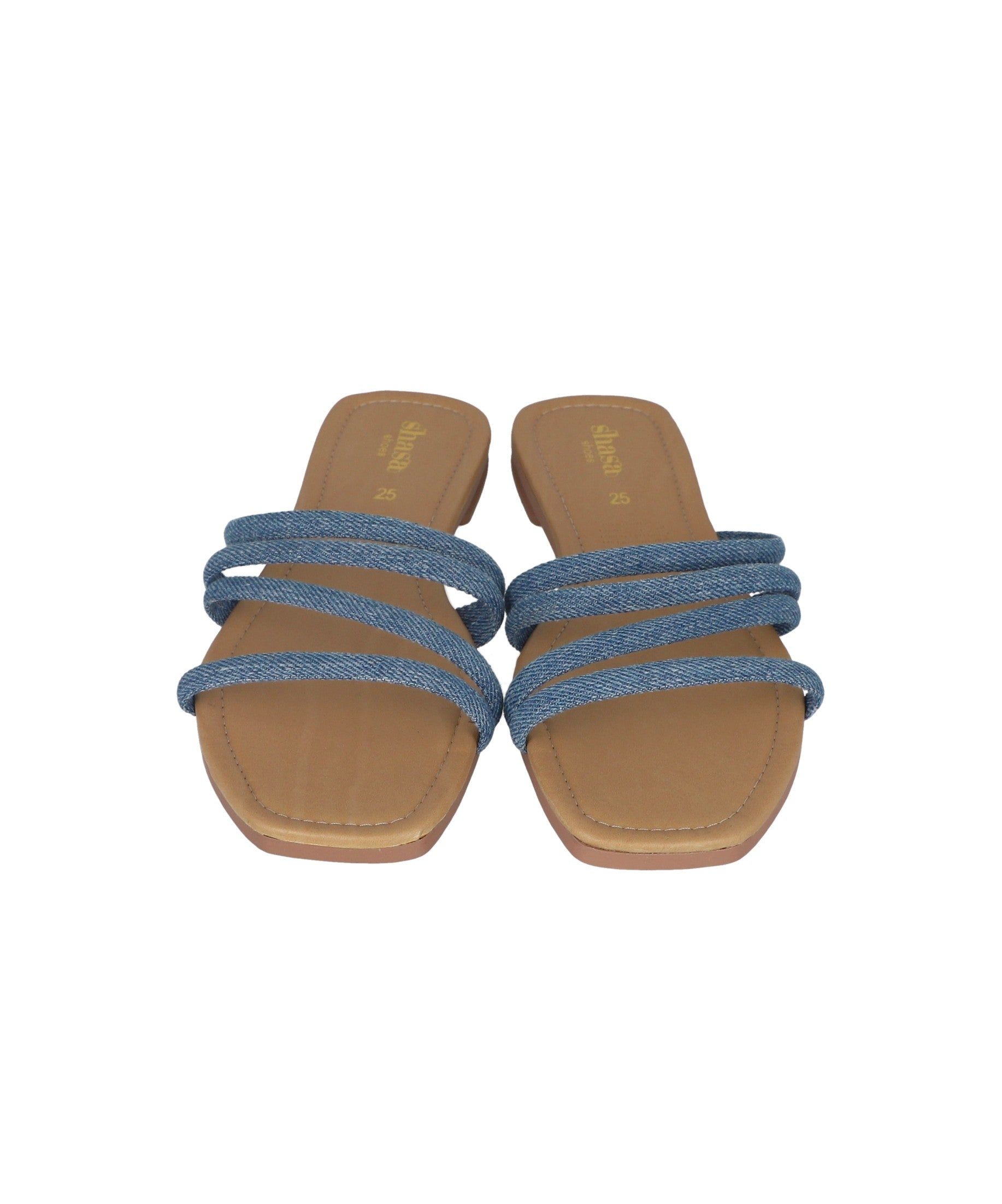 Sandalia pala tiras denim sold by Shasa product image thumbnail 2