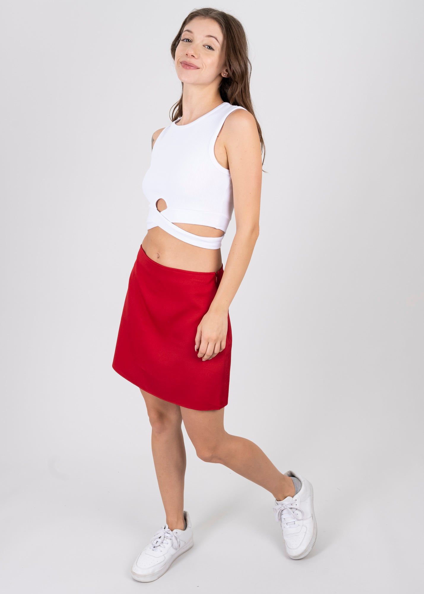 Falda mini lisa recta sold by Shasa