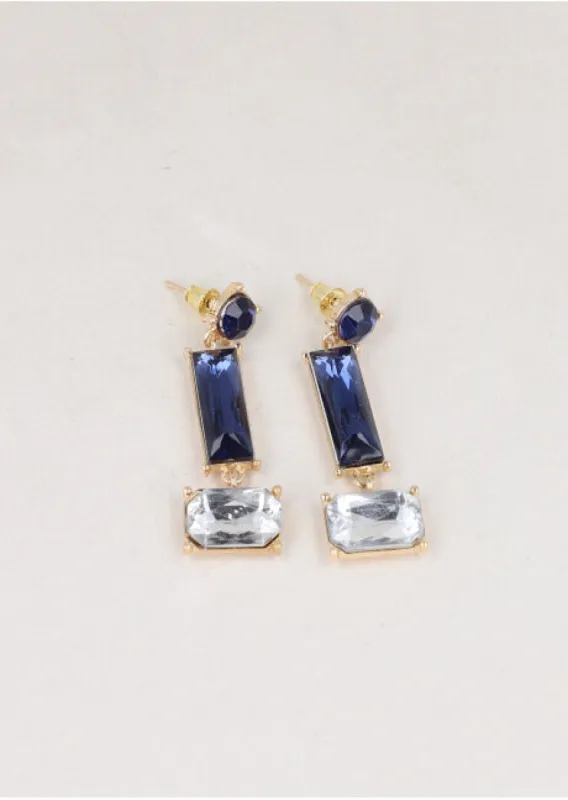 Aretes Triple Cristal sold by Shasa