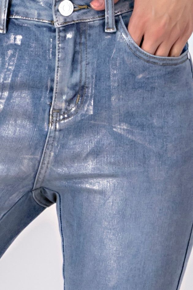 Jeans skinny metalizado sold by Shasa product image thumbnail 5