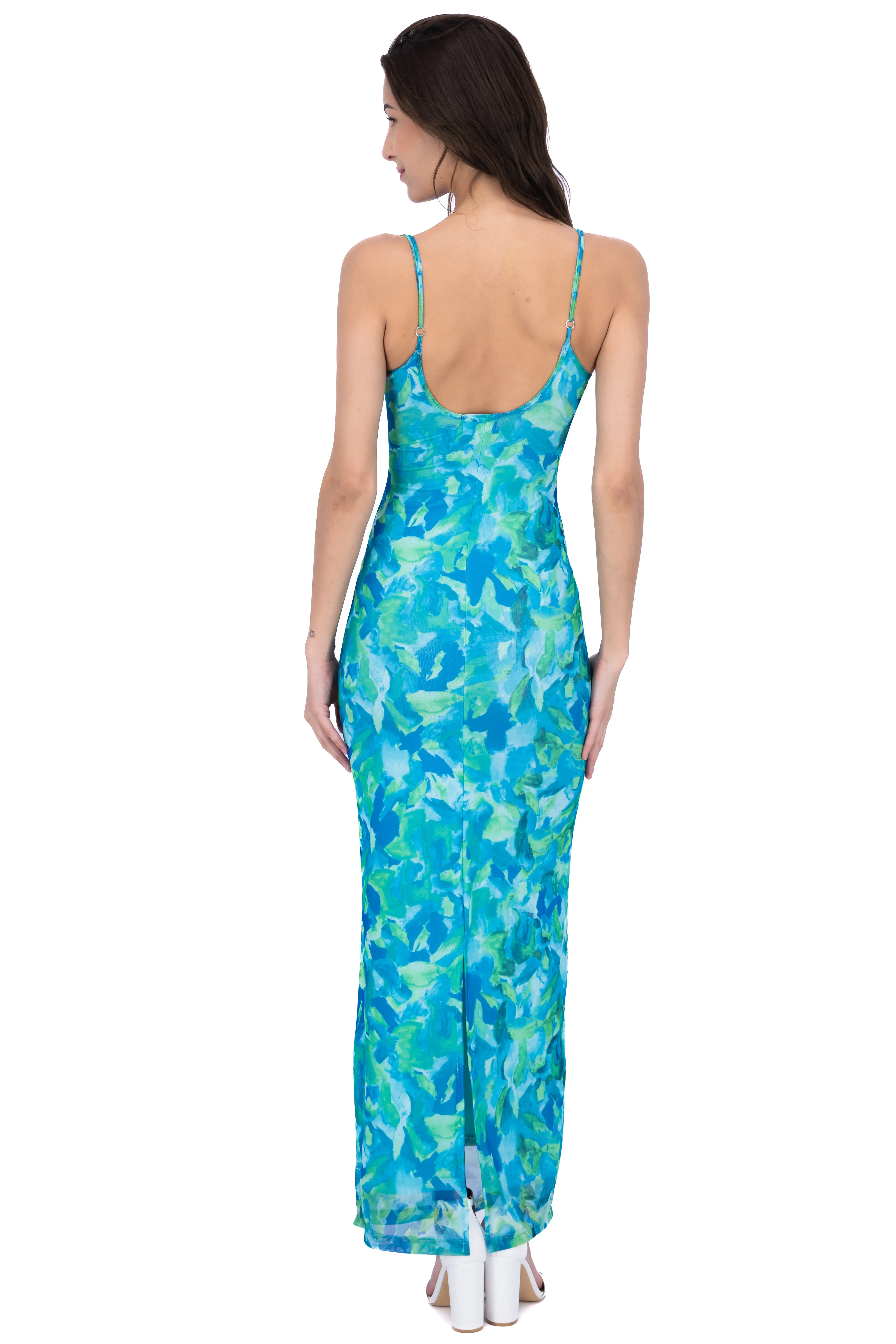 Vestido maxi mesh estampado sold by Shasa product image thumbnail 4