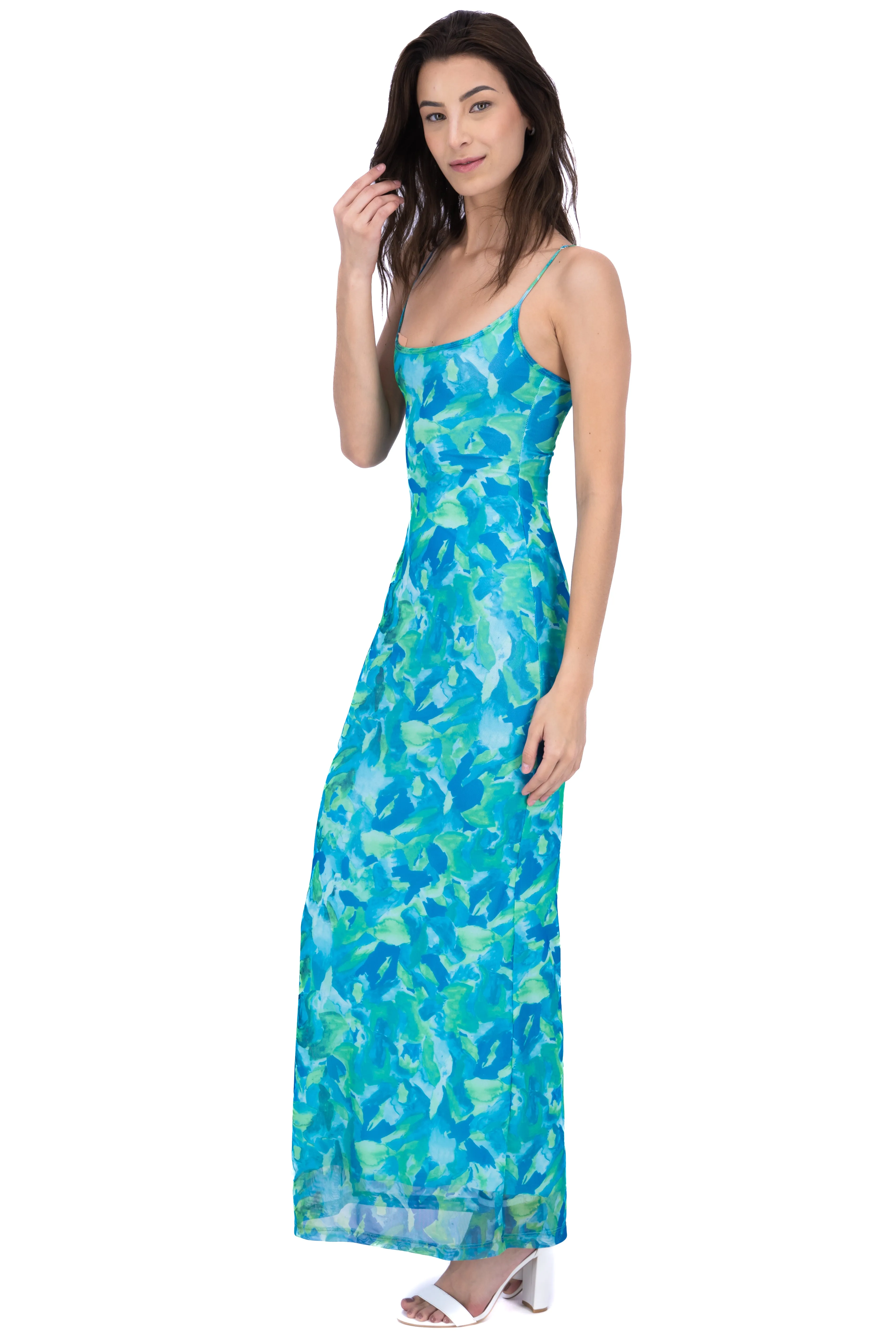 Vestido maxi mesh estampado sold by Shasa product image thumbnail 3