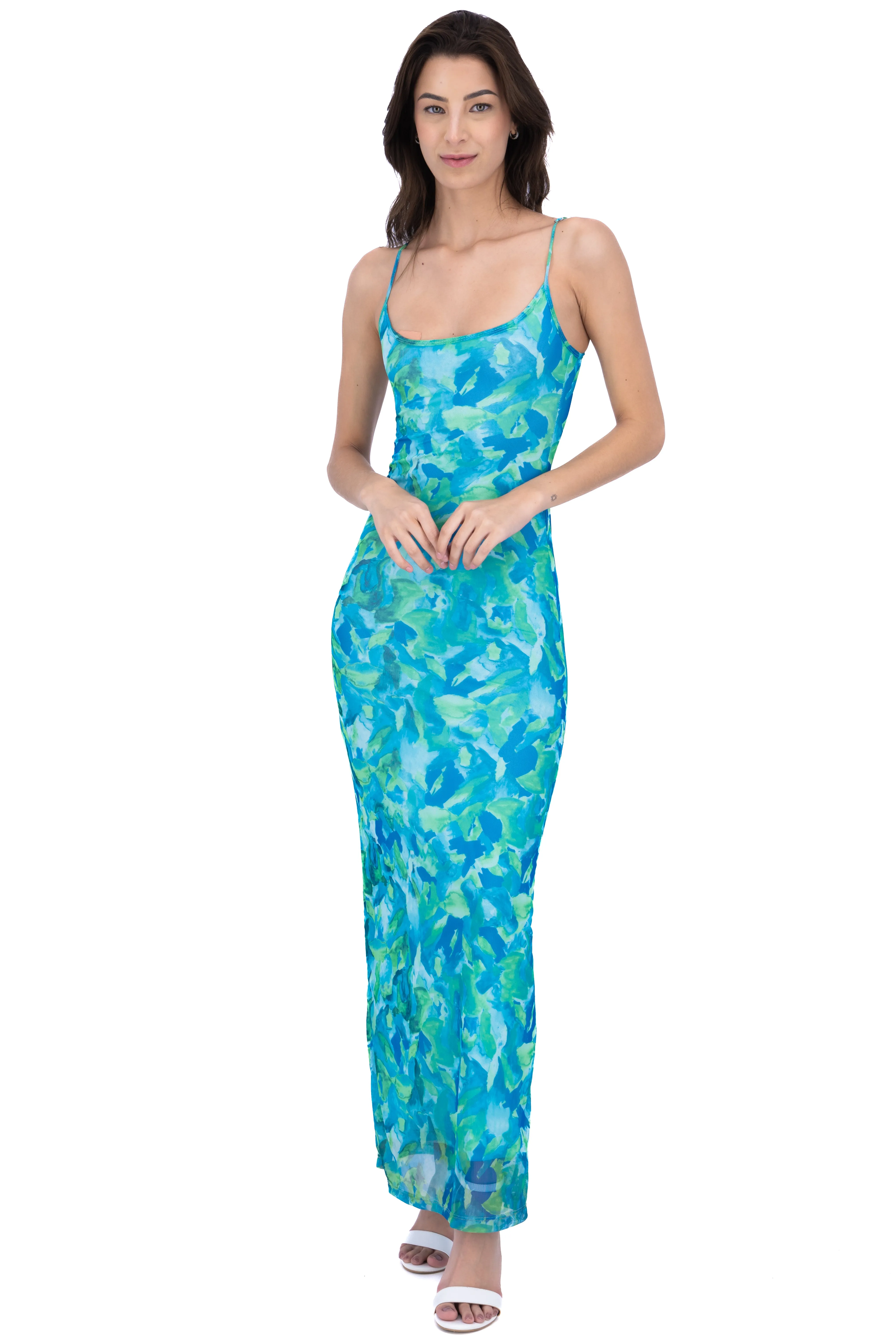 Vestido maxi mesh estampado sold by Shasa product image thumbnail 2