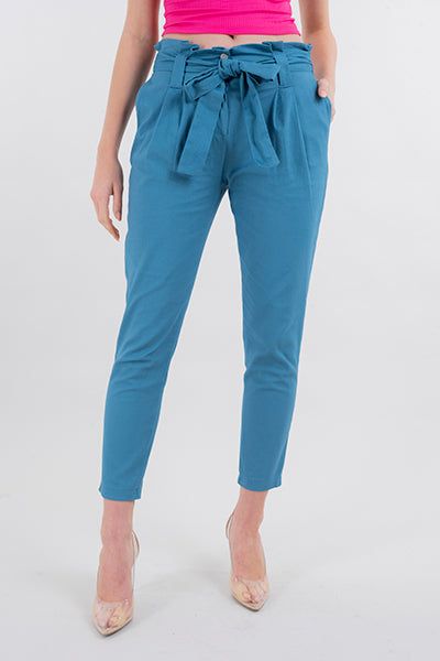 Pantalón paper bag cintura alta cinturón sold by Shasa product image thumbnail 2