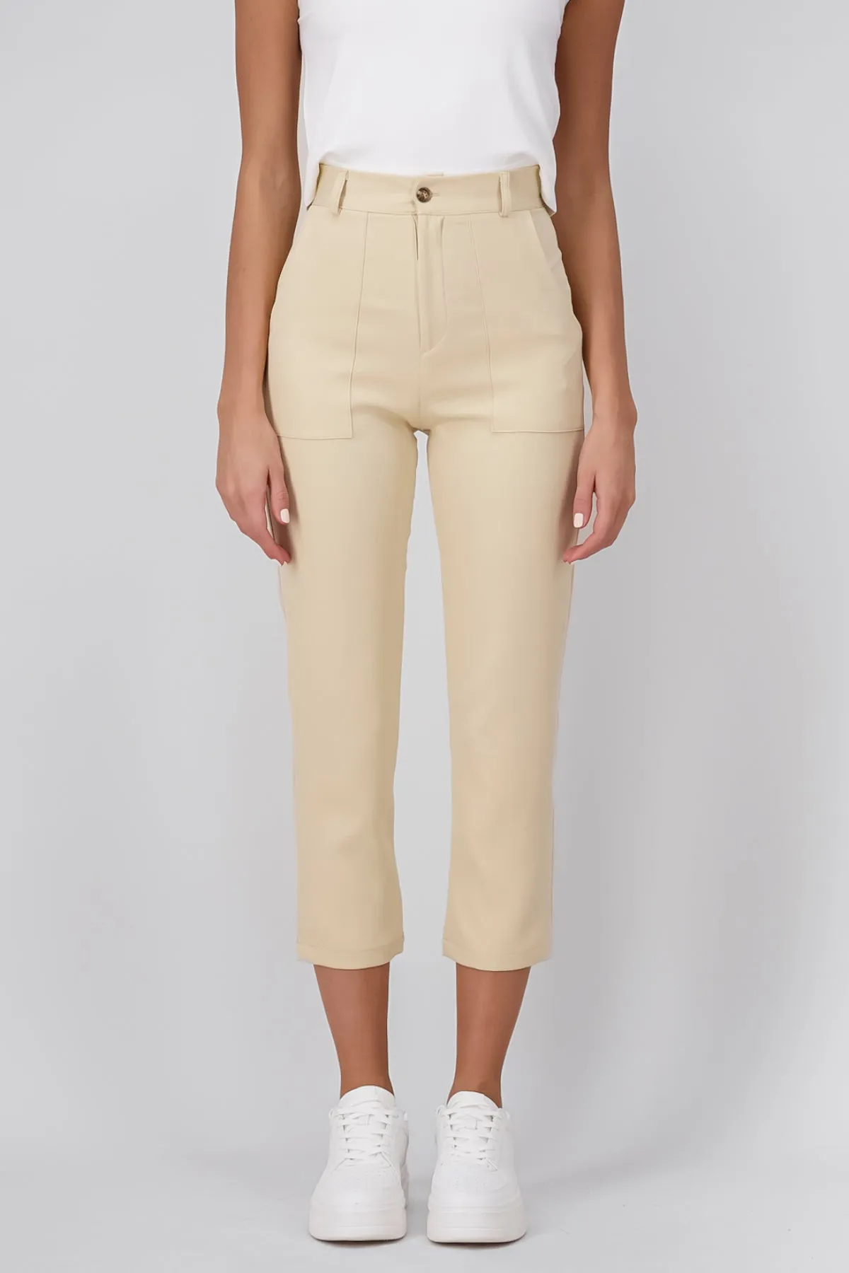 Pantalón Cintura Alta Capri Bolsas sold by Shasa product image thumbnail 2