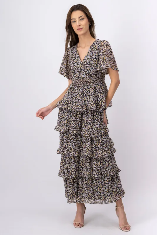 Vestido maxi floreado olanes sold by Shasa