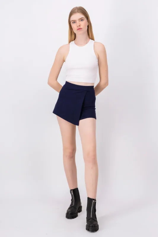 Falda Short Liso Asimétrico sold by Shasa