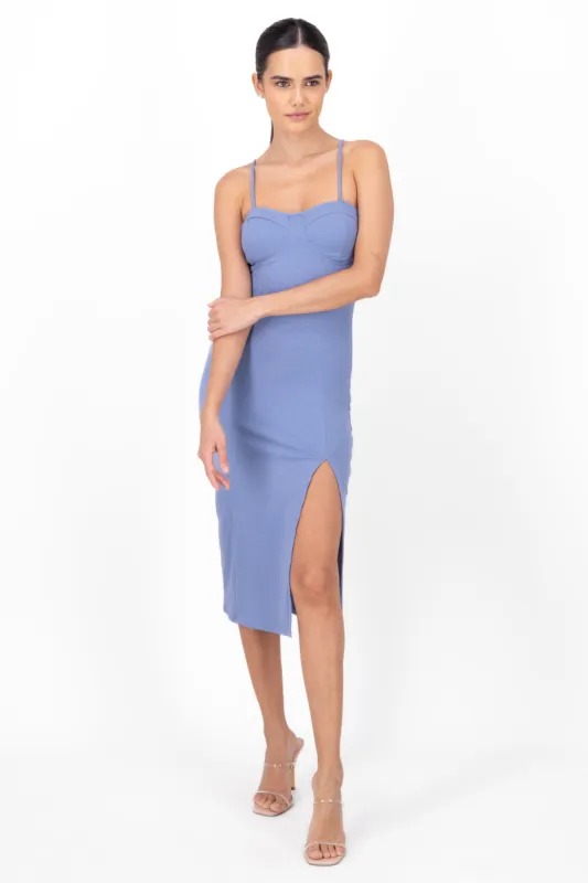 Vestido Maxi Con Copas Rib sold by Shasa