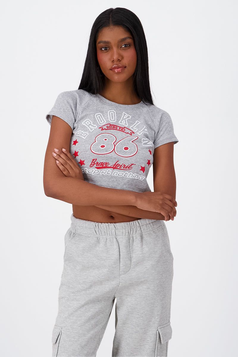 Playera Crop Brooklyn sold by Shasa product image thumbnail 2