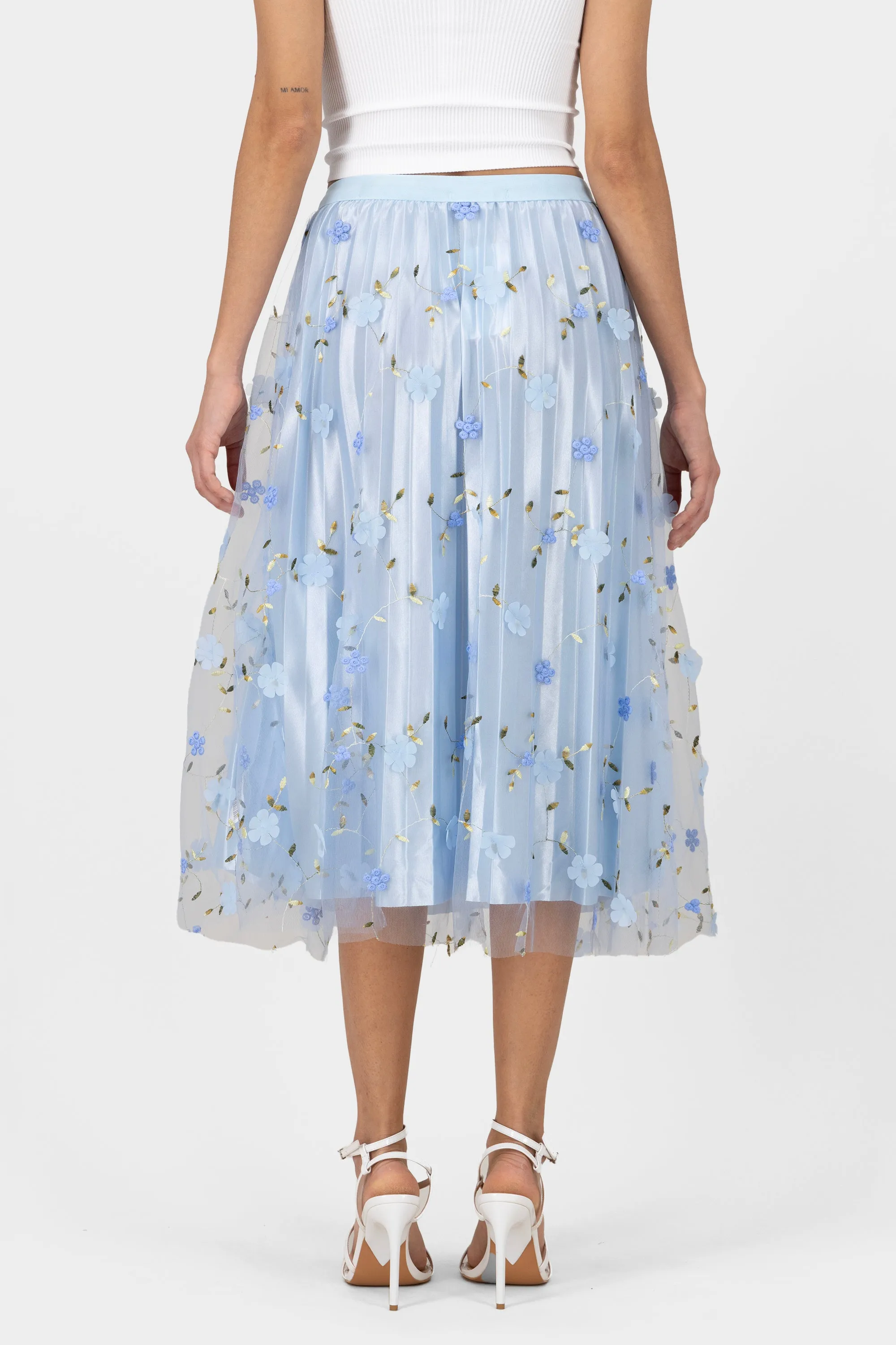 Falda midi mesh flores sold by Shasa product image thumbnail 4