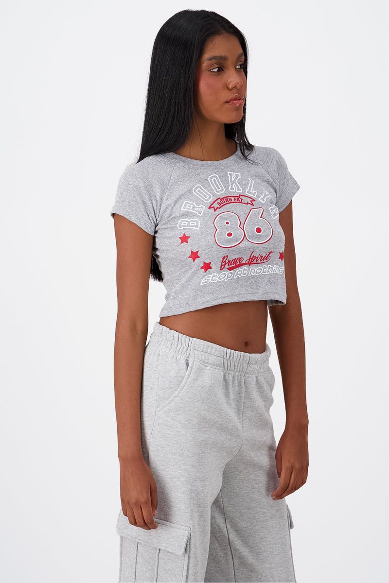 Playera Crop Brooklyn sold by Shasa product image thumbnail 3