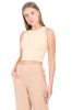 Top acanalado cuello redondo sold by Shasa