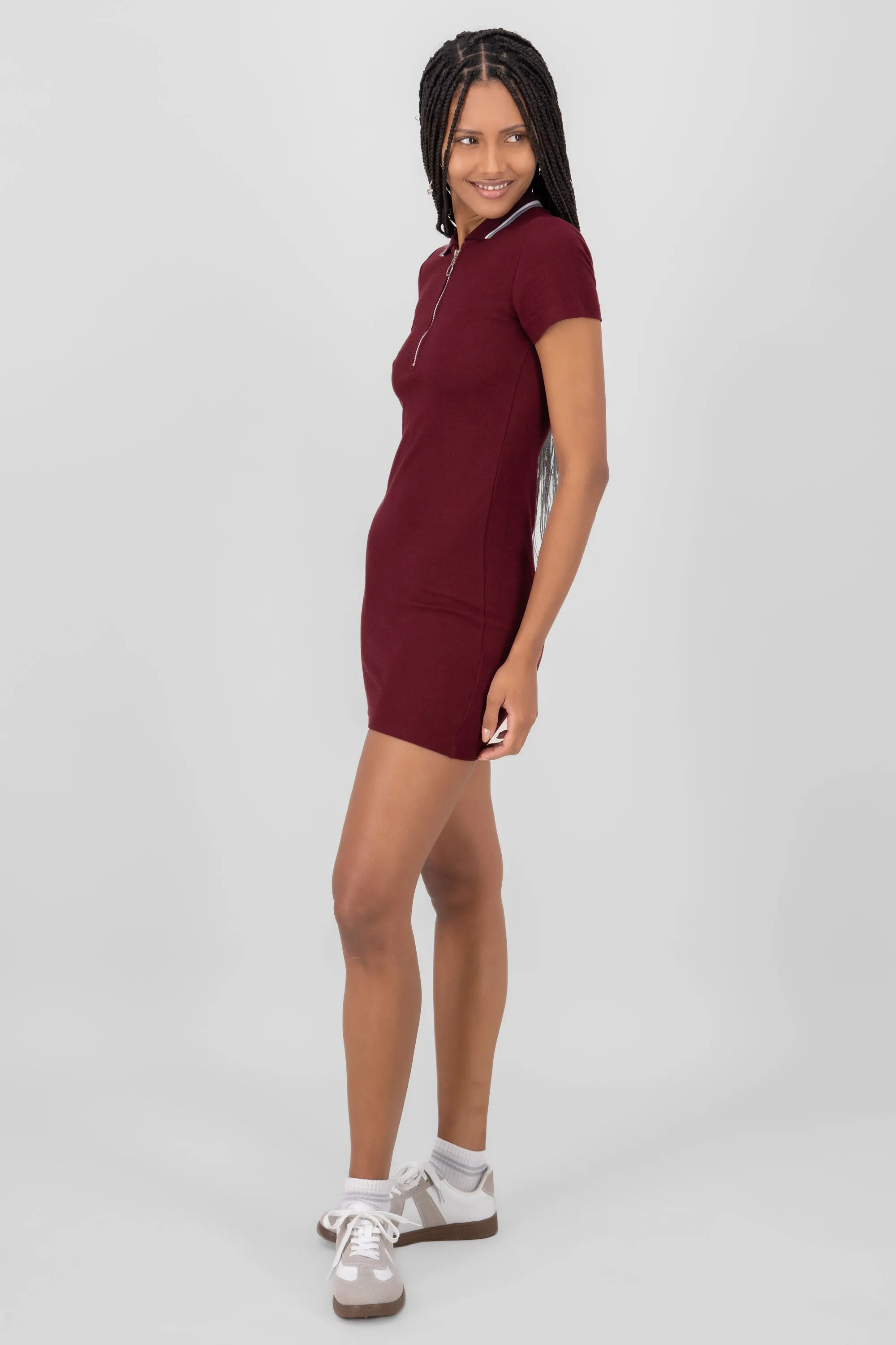 Vestido Mini Polo Liso Cierre sold by Shasa product image thumbnail 3